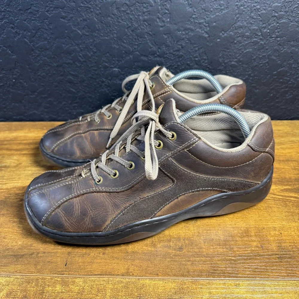 GBX Soho Brown‎ Leather Casual Oxford Sneakers Mens 9M
